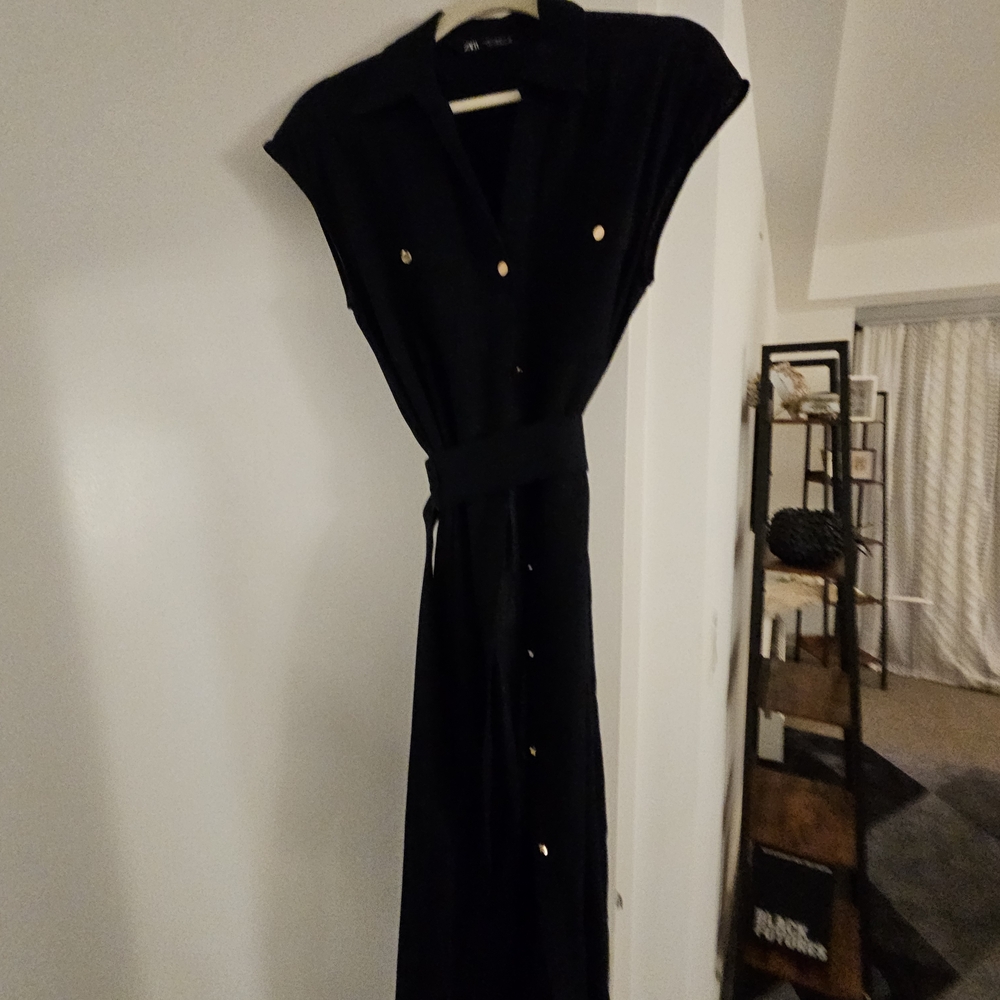 Zara Women's Navy Dress - Picture 5 of 9
